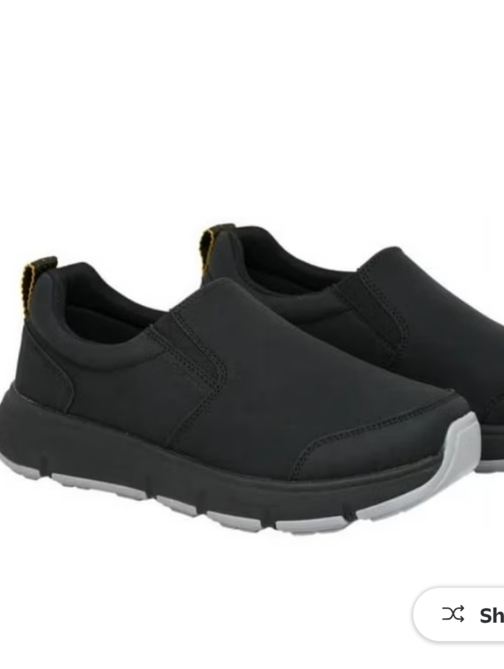 Gerry Weber Black Slip-On Moccasin Sneaker with Gray Outsole